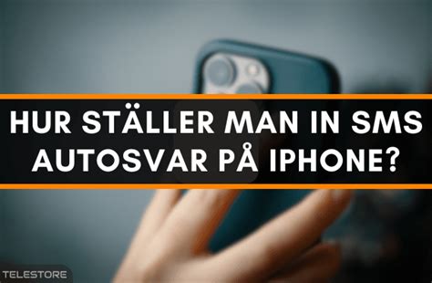 Autosvar SMS på iPhone